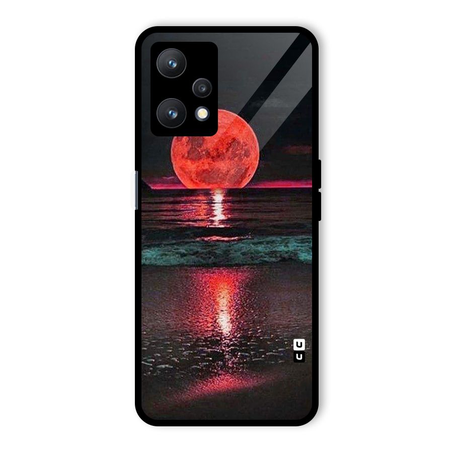 Red Sun Ocean Glass Back Case for Realme 9 Pro 5G