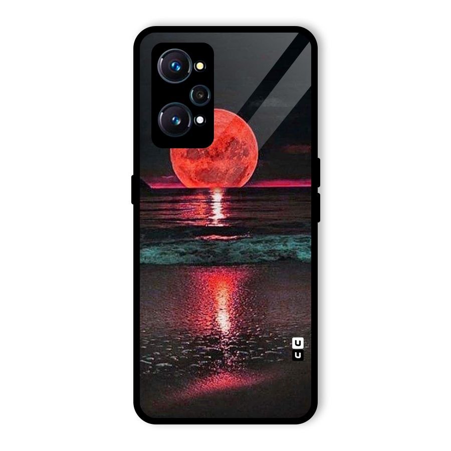 Red Sun Ocean Glass Back Case for Realme GT 2