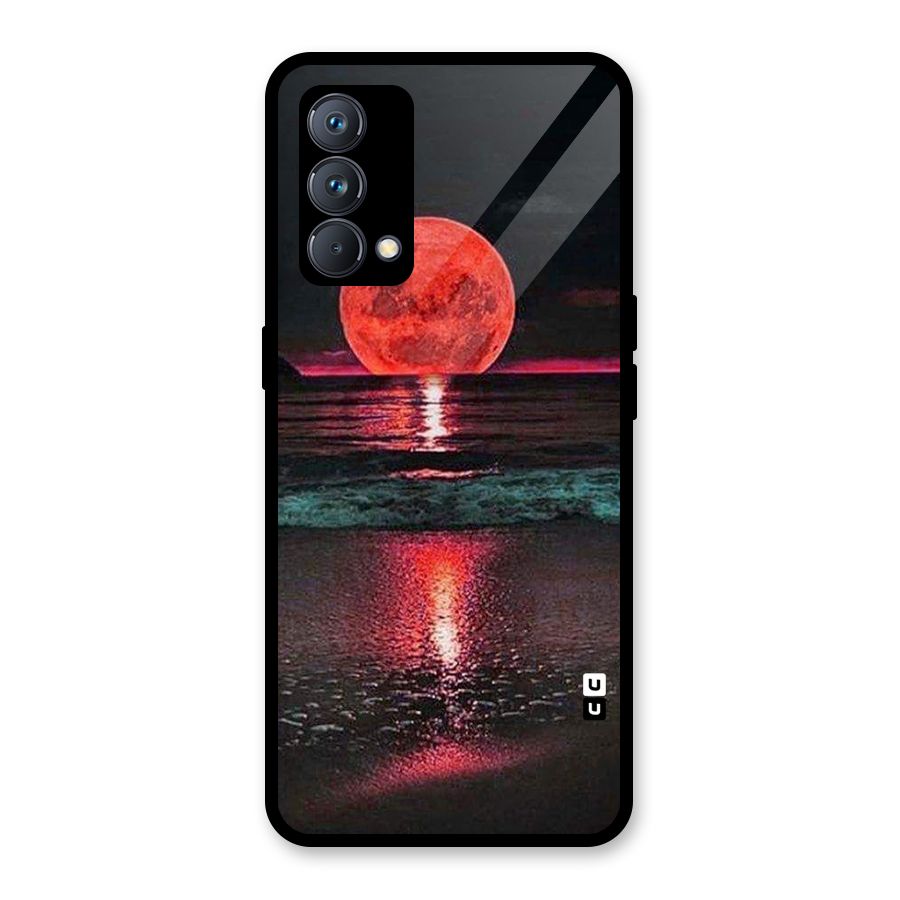 Red Sun Ocean Glass Back Case for Realme GT Master Edition