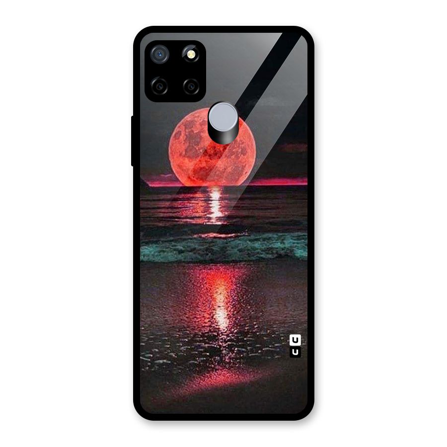 Red Sun Ocean Glass Back Case for Realme Narzo 30A