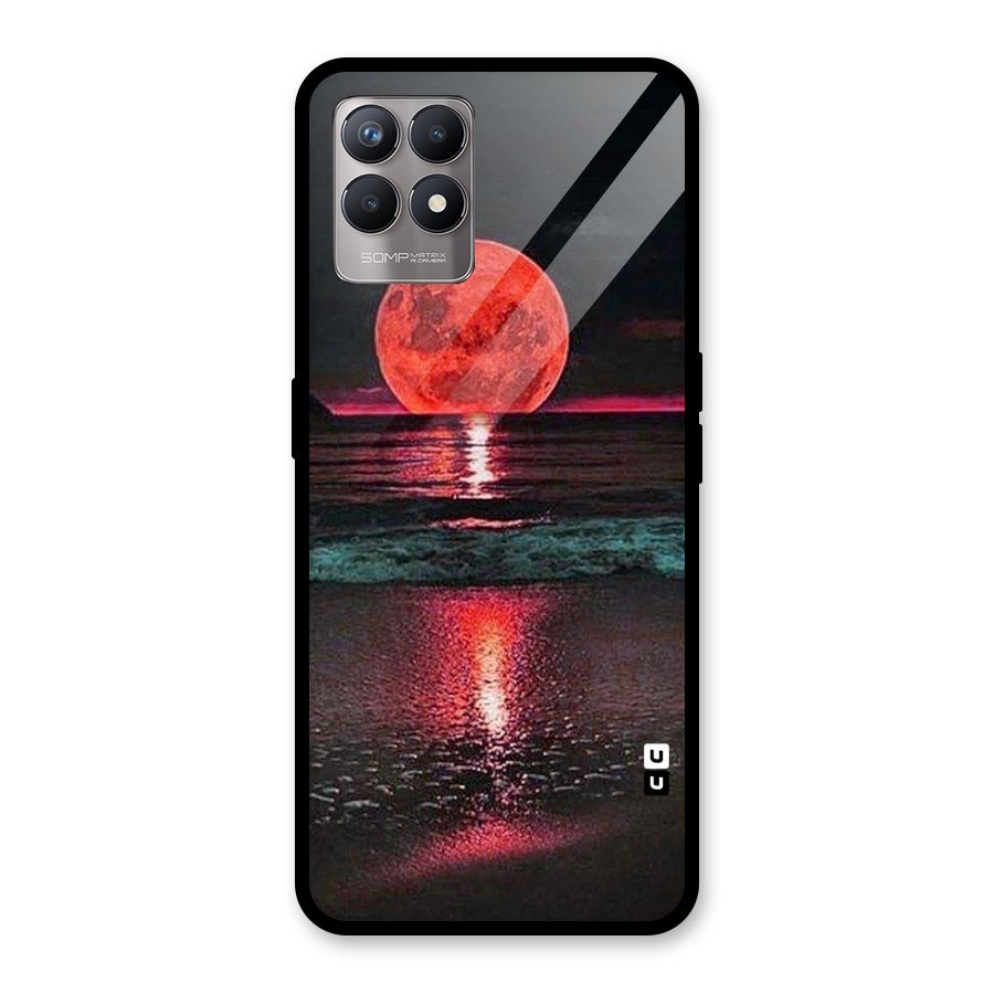 Red Sun Ocean Glass Back Case for Realme Narzo 50