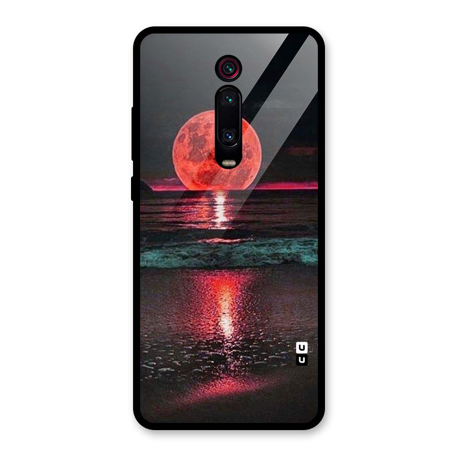 Red Sun Ocean Glass Back Case for Redmi K20
