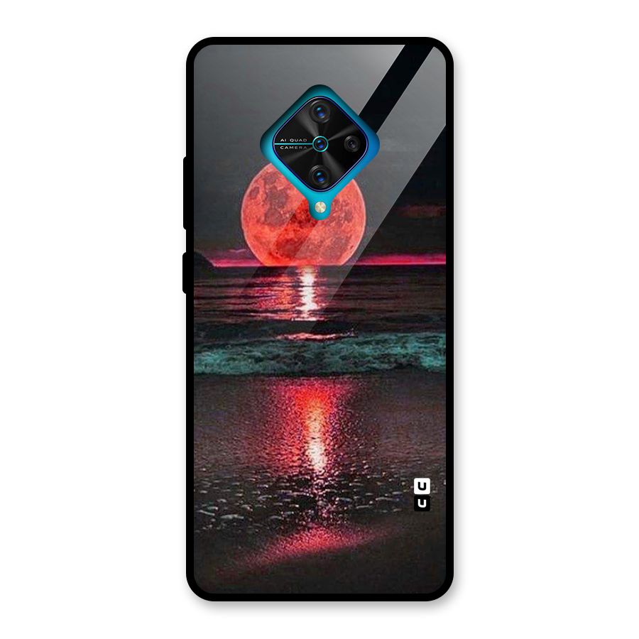 Red Sun Ocean Glass Back Case for Vivo S1 Pro