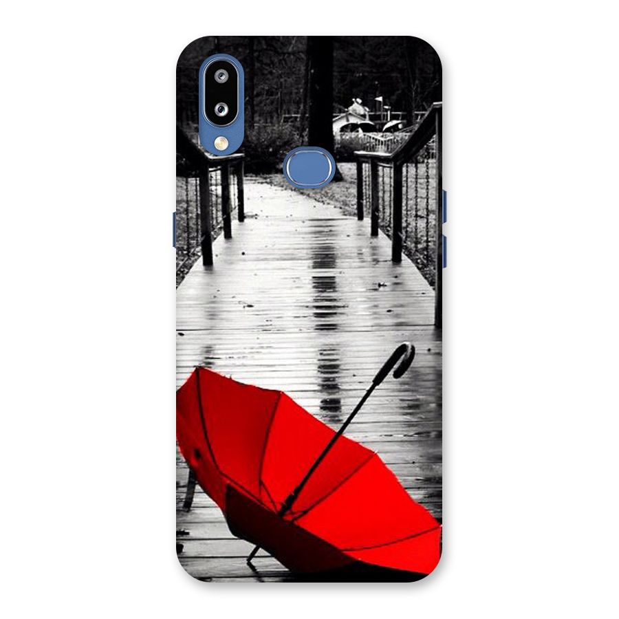 Red Umbrella Back Case for Galaxy M01s