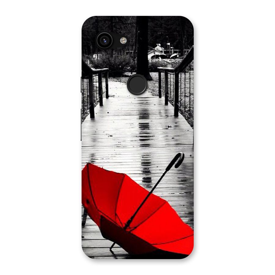 Red Umbrella Back Case for Google Pixel 3a