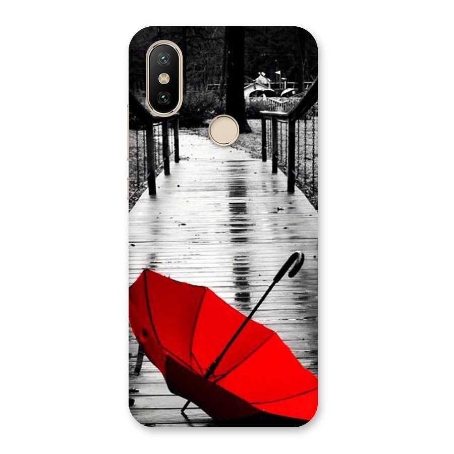Red Umbrella Back Case for Mi A2