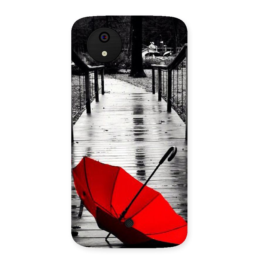 Red Umbrella Back Case for Micromax Canvas A1