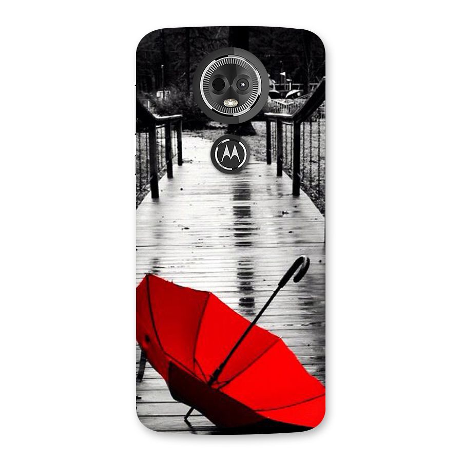 Red Umbrella Back Case for Moto E5 Plus