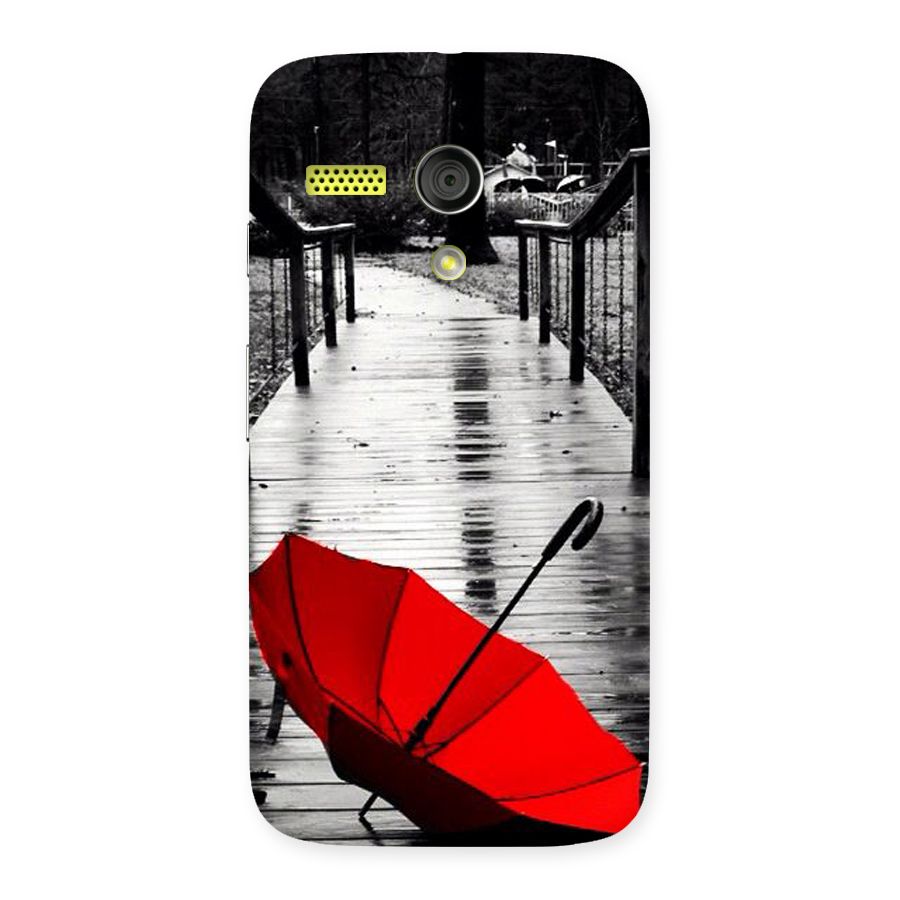 Red Umbrella Back Case for Moto G