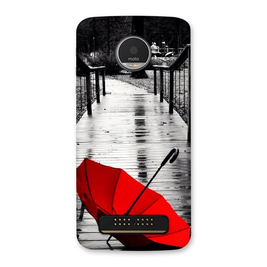 Red Umbrella Back Case for Moto Z Play