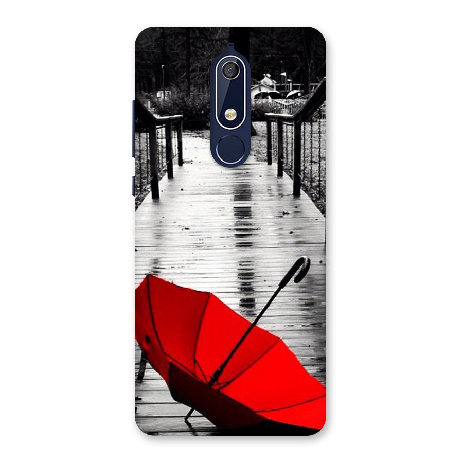 Red Umbrella Back Case for Nokia 5.1