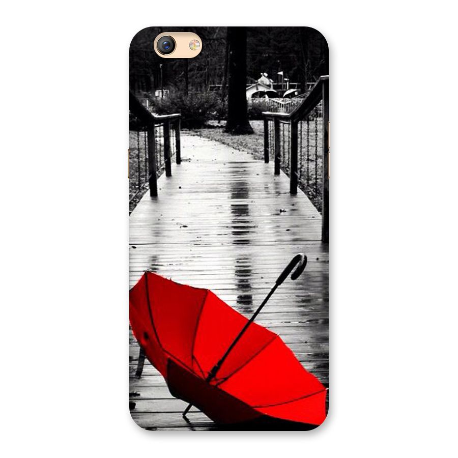 Red Umbrella Back Case for Oppo F3 Plus
