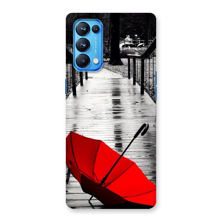 Red Umbrella Back Case for Oppo Reno5 Pro 5G