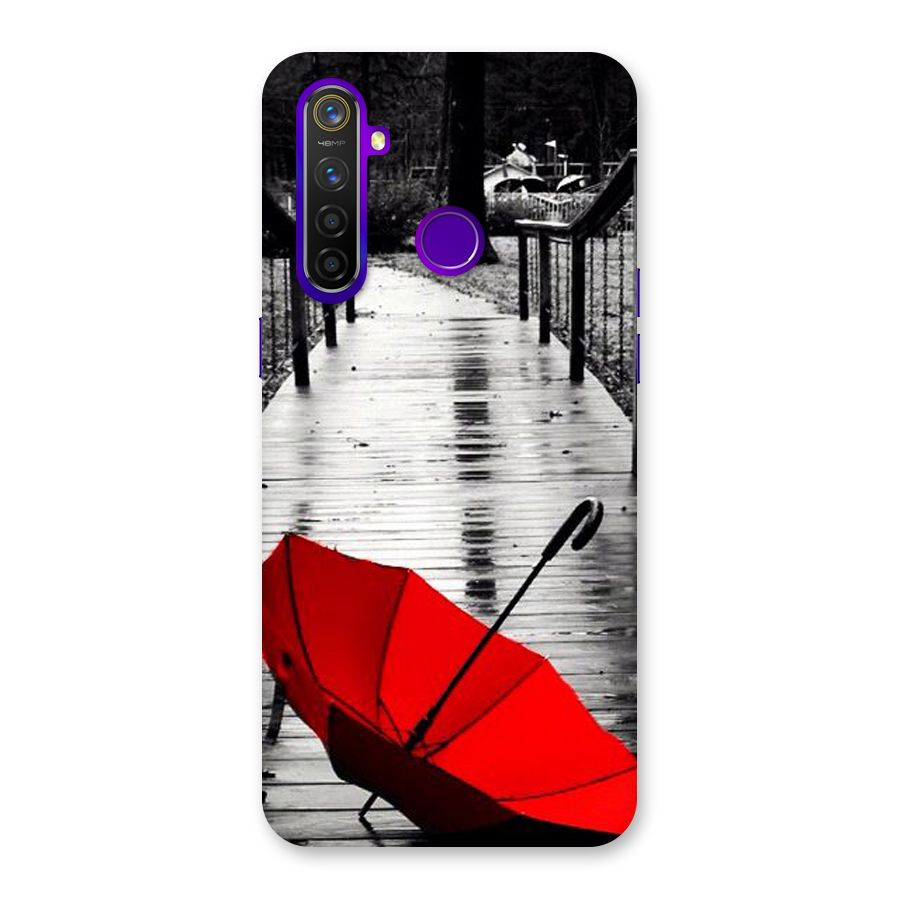 Red Umbrella Back Case for Realme 5 Pro