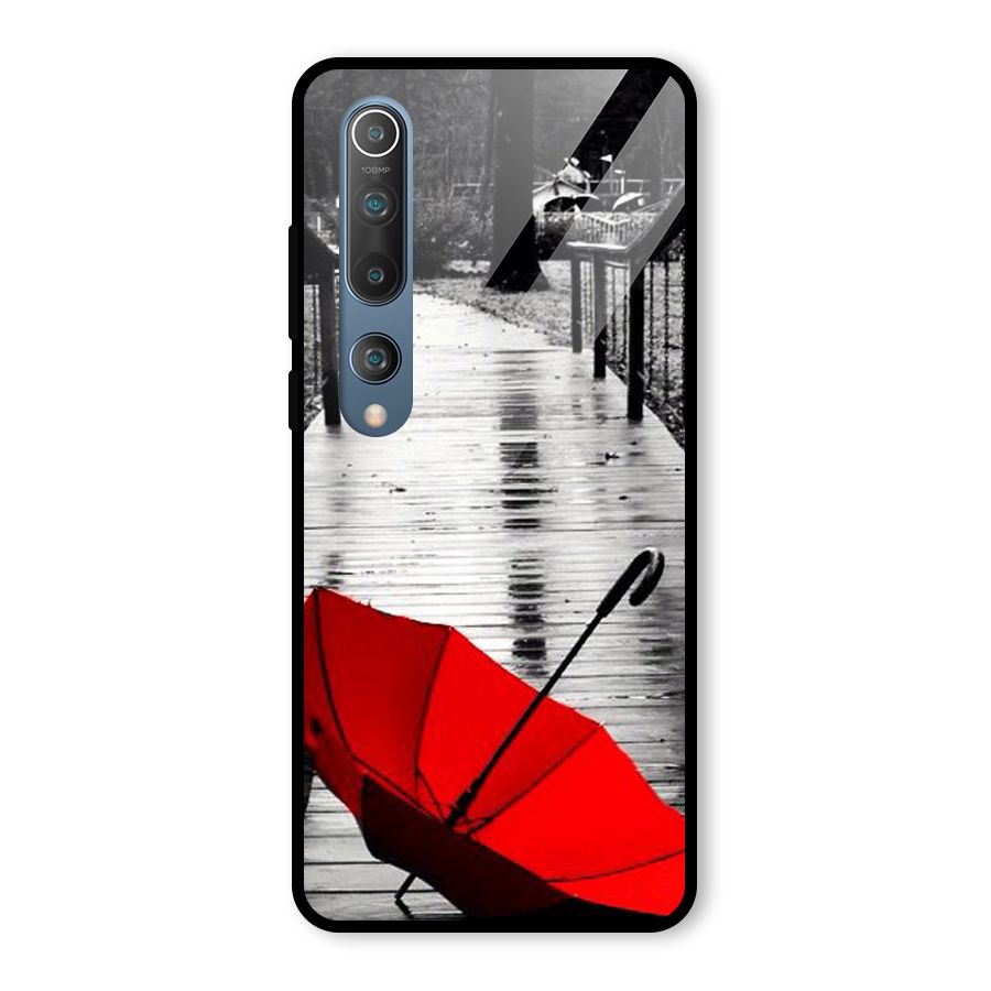 Red Umbrella Glass Back Case for Mi 10