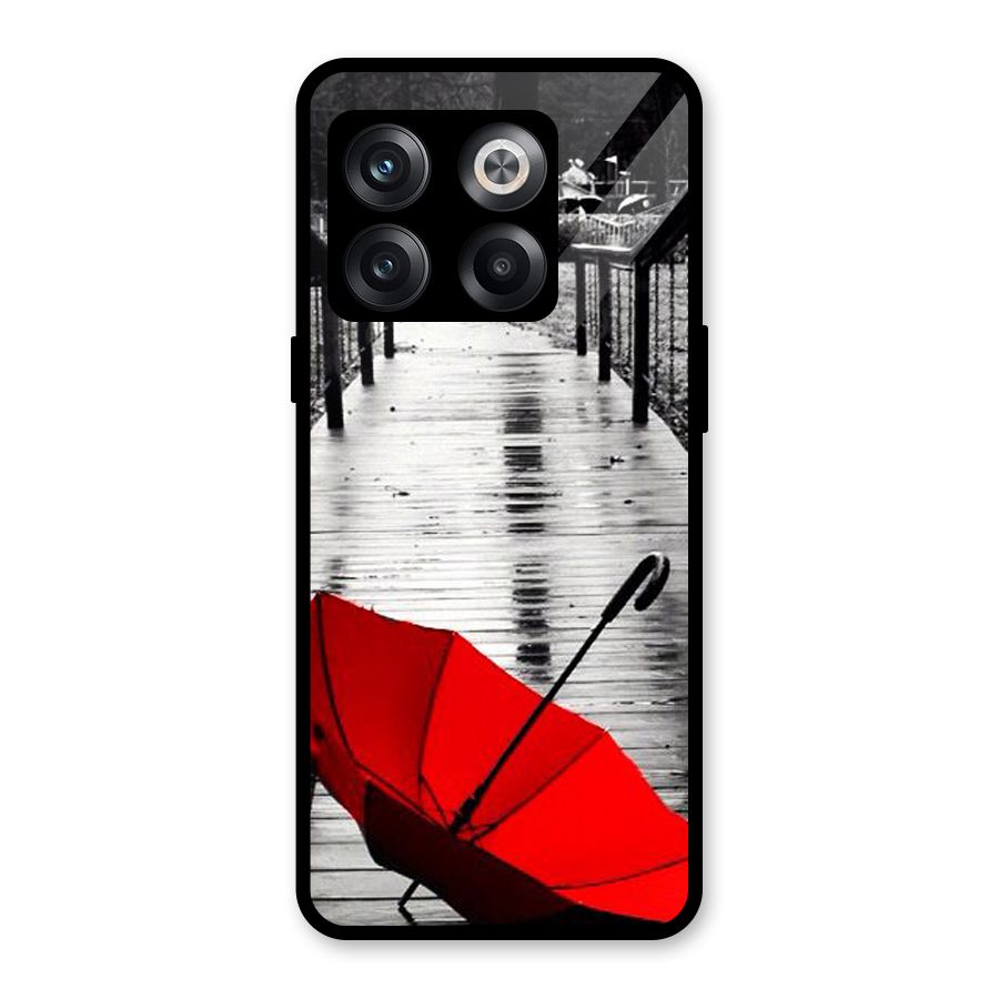 Red Umbrella Glass Back Case for OnePlus 10T