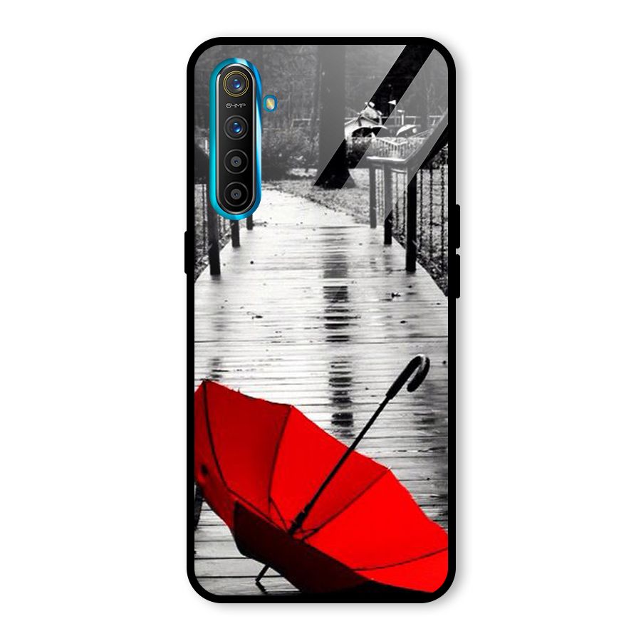 Red Umbrella Glass Back Case for Realme X2