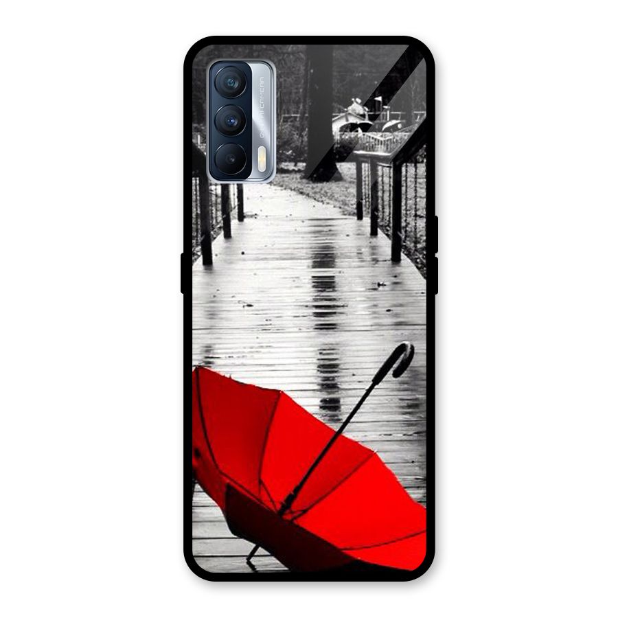 Red Umbrella Glass Back Case for Realme X7