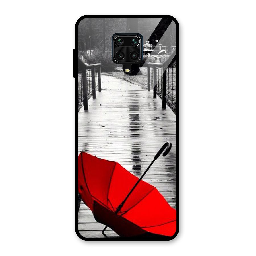 Red Umbrella Glass Back Case for Redmi Note 9 Pro Max
