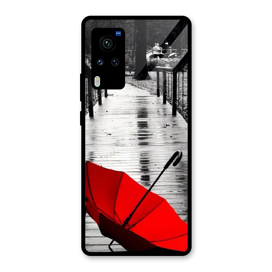 Red Umbrella Glass Back Case for Vivo X60 Pro