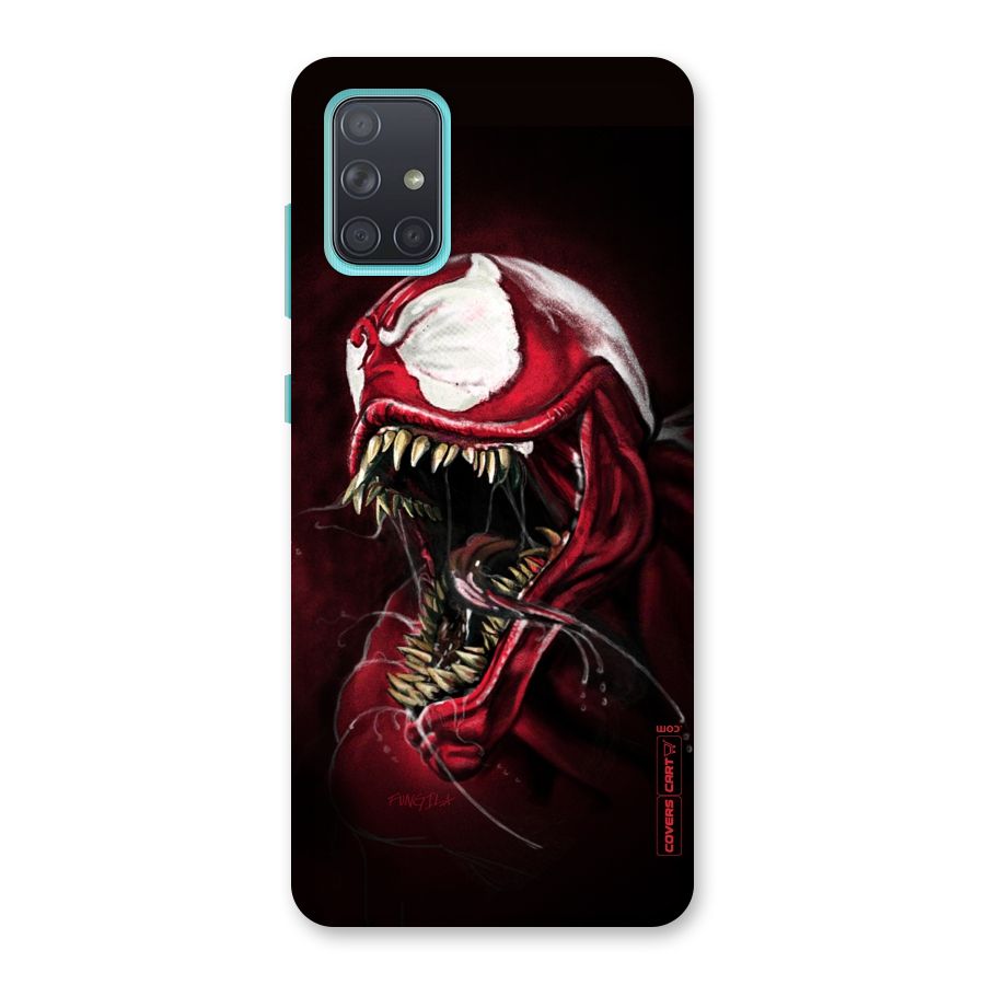 Red Venom Artwork Back Case for Galaxy A71