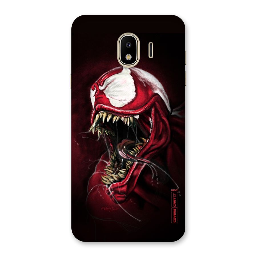 Red Venom Artwork Back Case for Galaxy J4