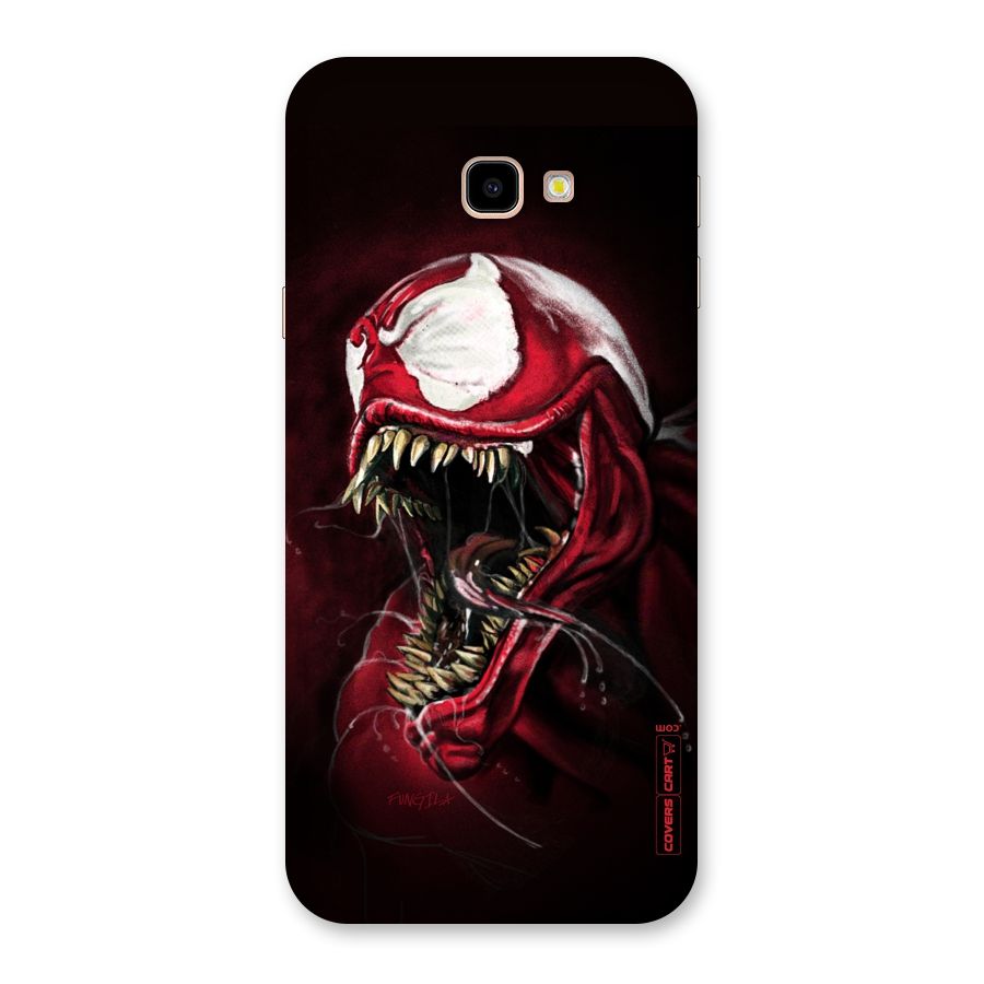 Red Venom Artwork Back Case for Galaxy J4 Plus