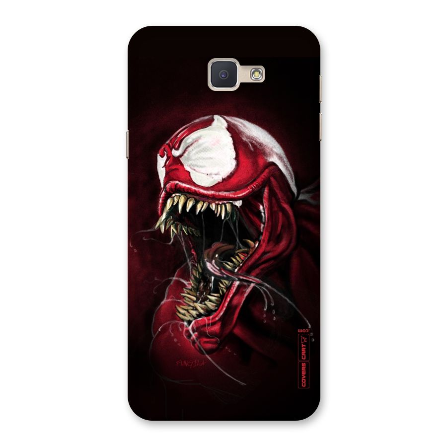 Red Venom Artwork Back Case for Galaxy J5 Prime