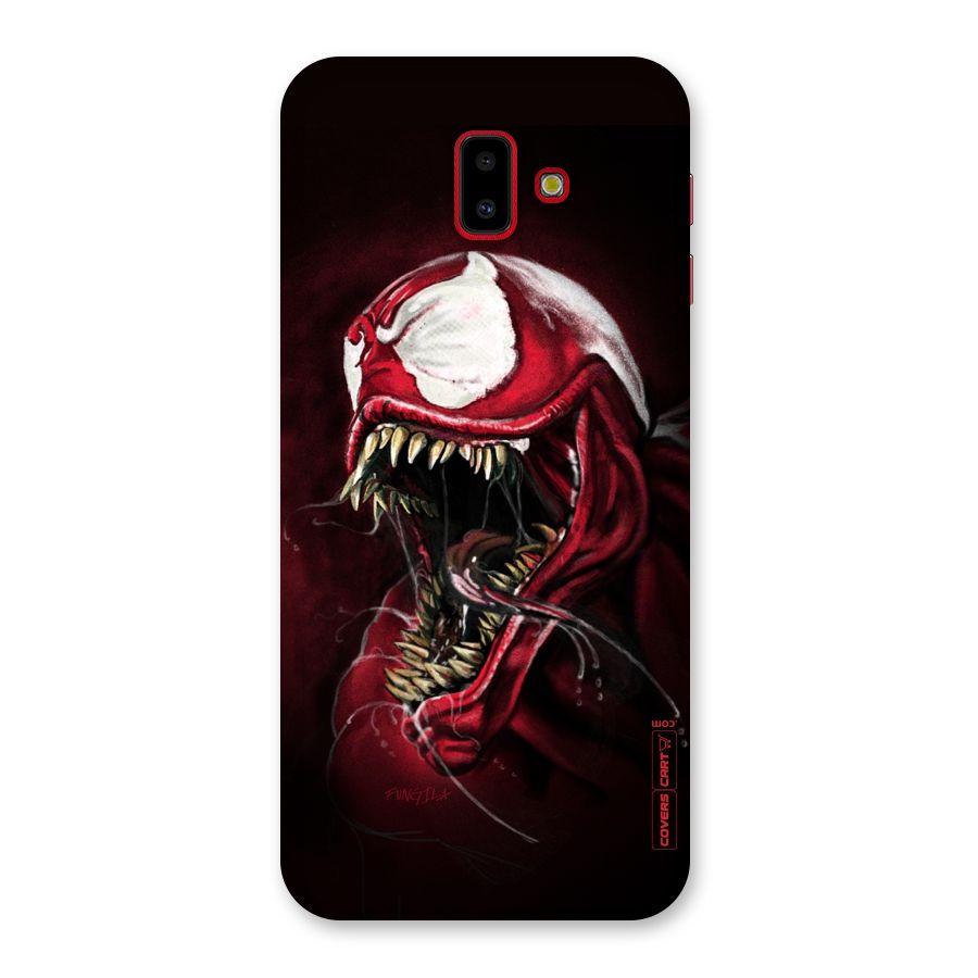 Red Venom Artwork Back Case for Galaxy J6 Plus