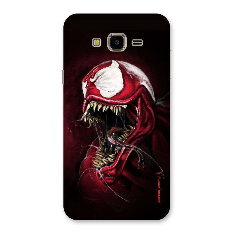 Red Venom Artwork Back Case for Galaxy J7 Nxt