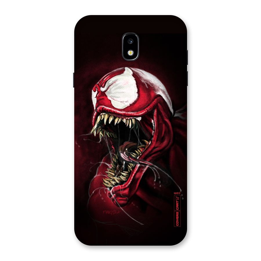 Red Venom Artwork Back Case for Galaxy J7 Pro