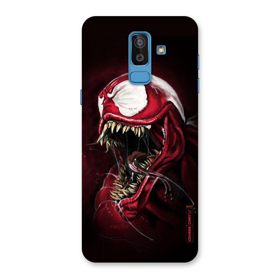 Red Venom Artwork Back Case for Galaxy J8