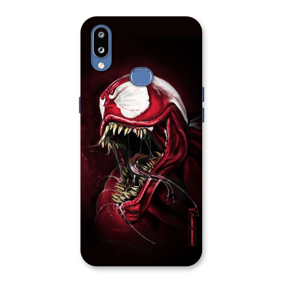 Red Venom Artwork Back Case for Galaxy M01s