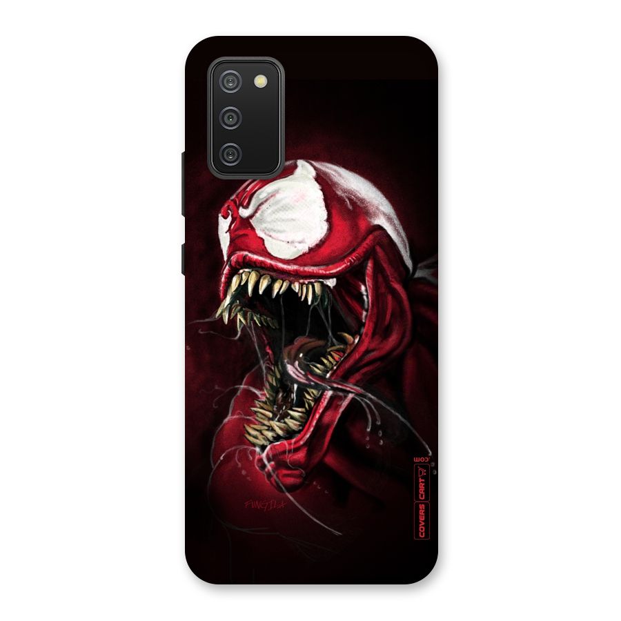 Red Venom Artwork Back Case for Galaxy M02s