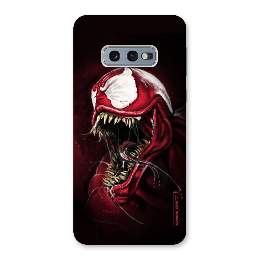 Red Venom Artwork Back Case for Galaxy S10e