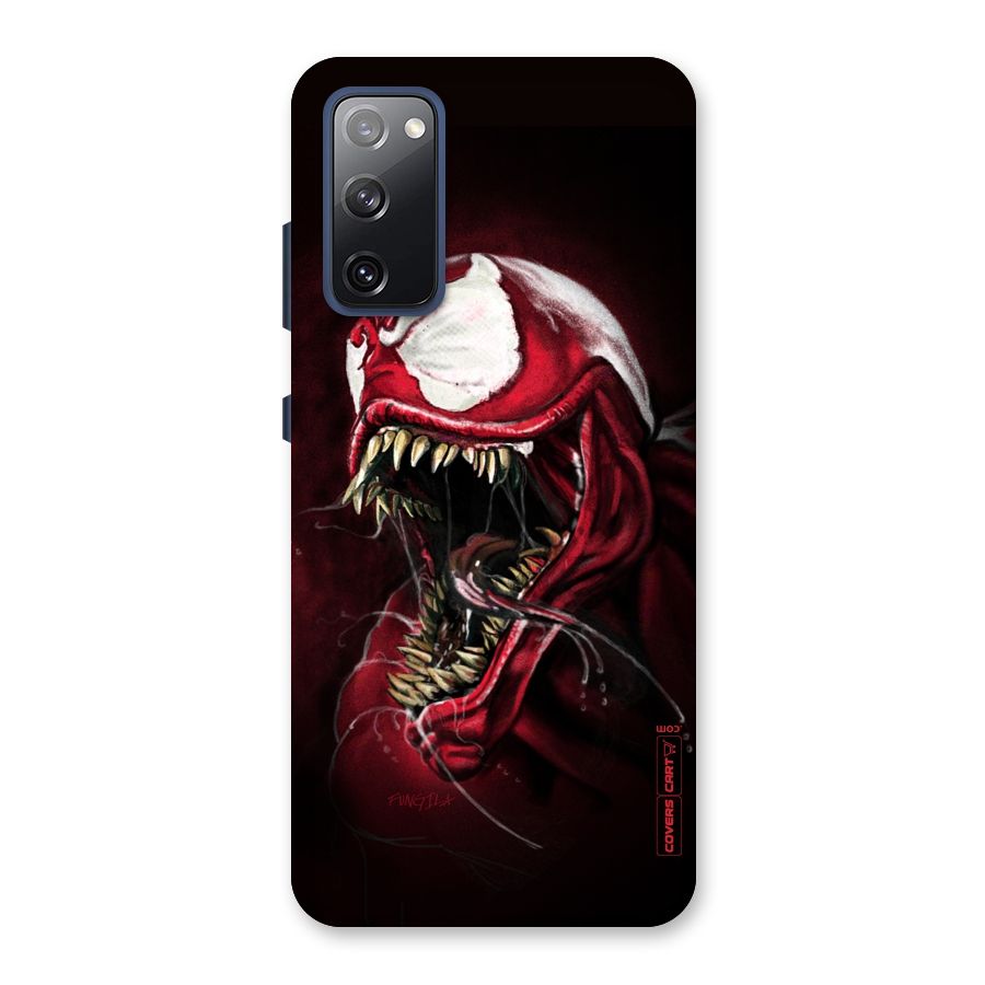 Red Venom Artwork Back Case for Galaxy S20 FE