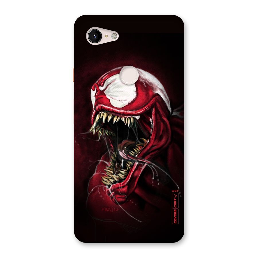 Red Venom Artwork Back Case for Google Pixel 3 XL