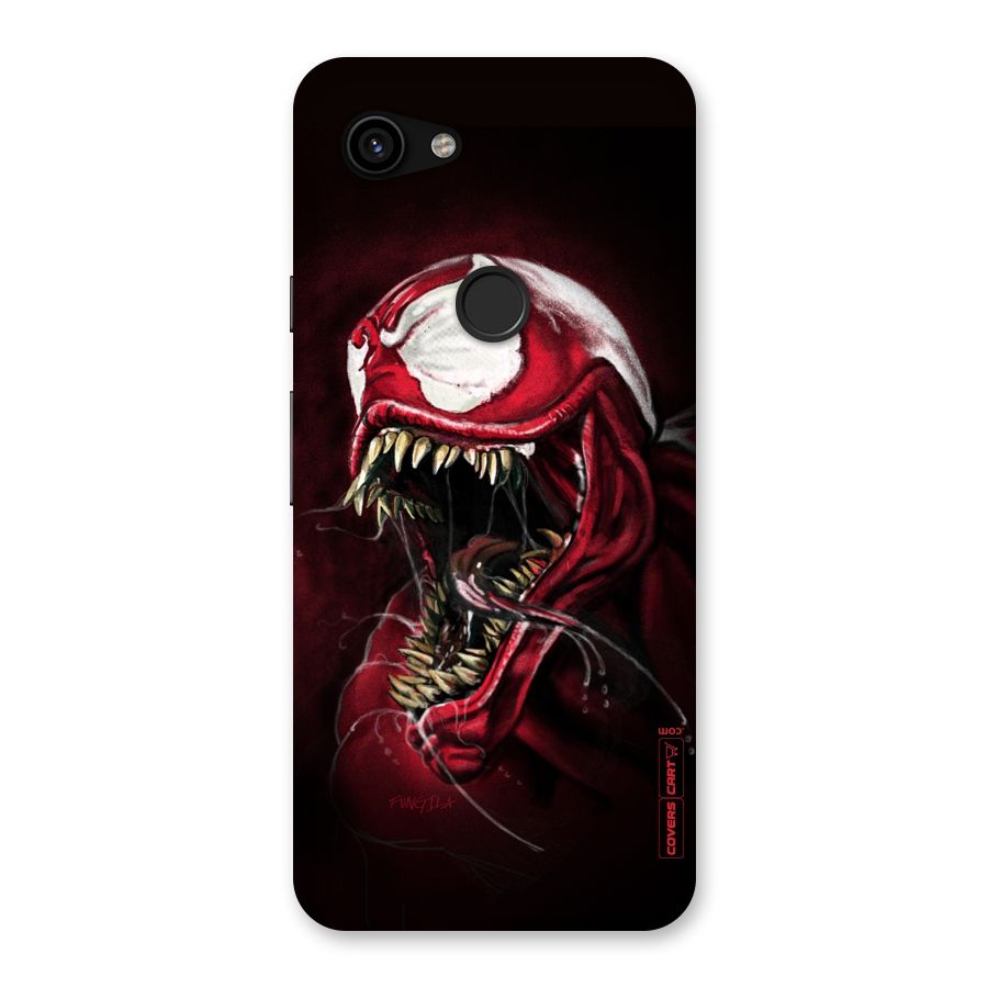 Red Venom Artwork Back Case for Google Pixel 3a