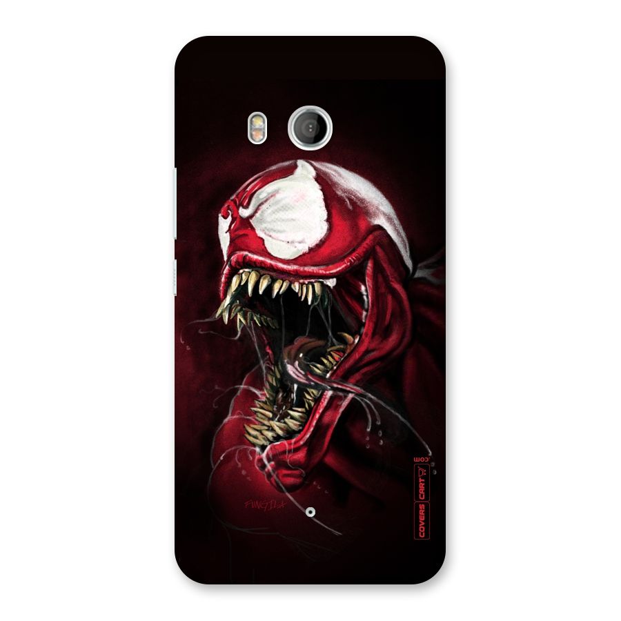 Red Venom Artwork Back Case for HTC U11