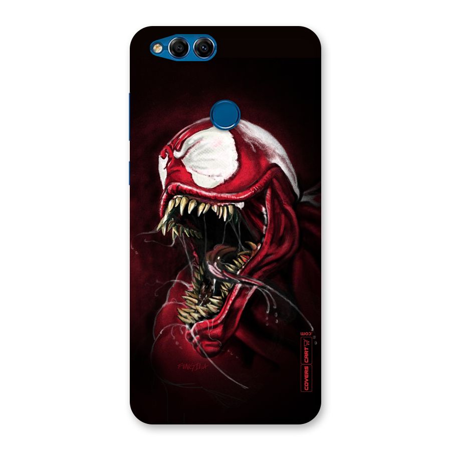 Red Venom Artwork Back Case for Honor 7X