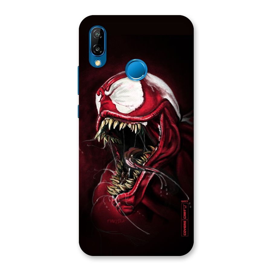 Red Venom Artwork Back Case for Huawei P20 Lite