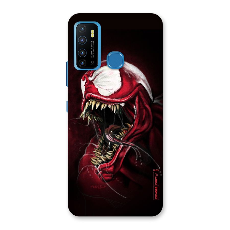 Red Venom Artwork Back Case for Infinix Hot 9