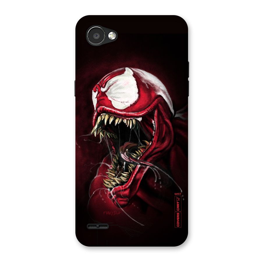 Red Venom Artwork Back Case for LG Q6