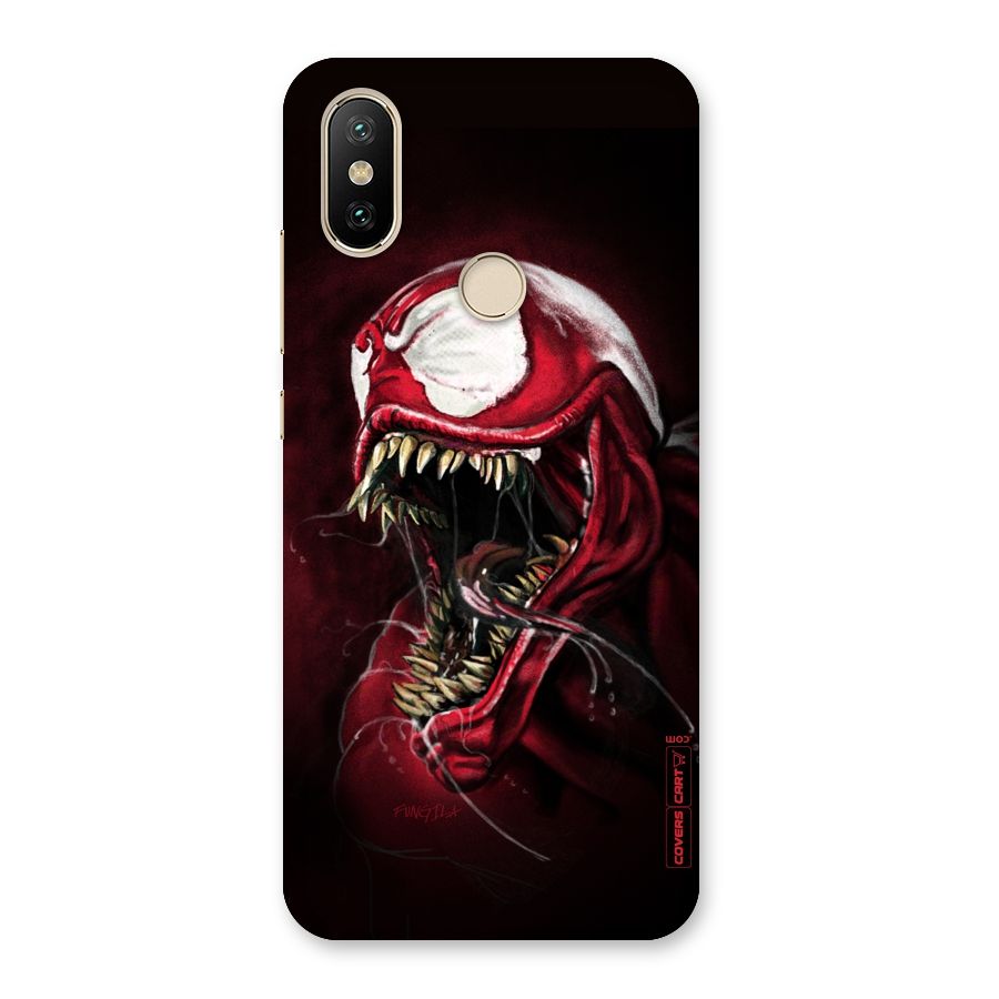 Red Venom Artwork Back Case for Mi A2
