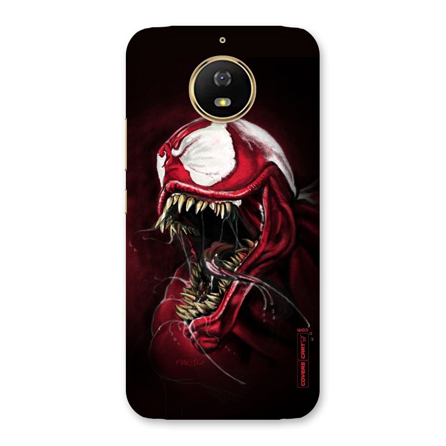 Red Venom Artwork Back Case for Moto G5s