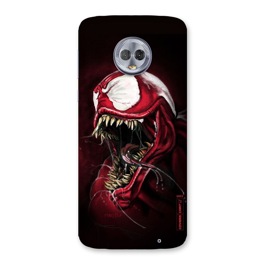 Red Venom Artwork Back Case for Moto G6 Plus