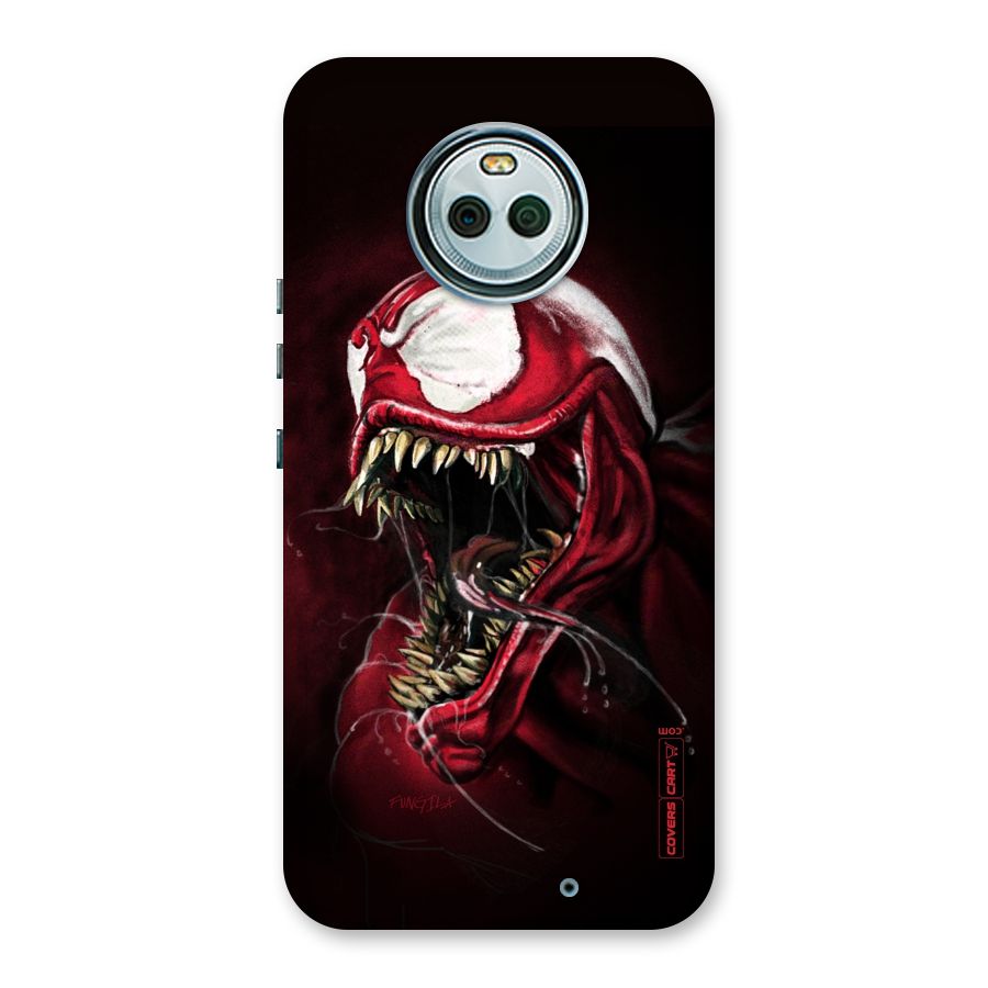 Red Venom Artwork Back Case for Moto X4