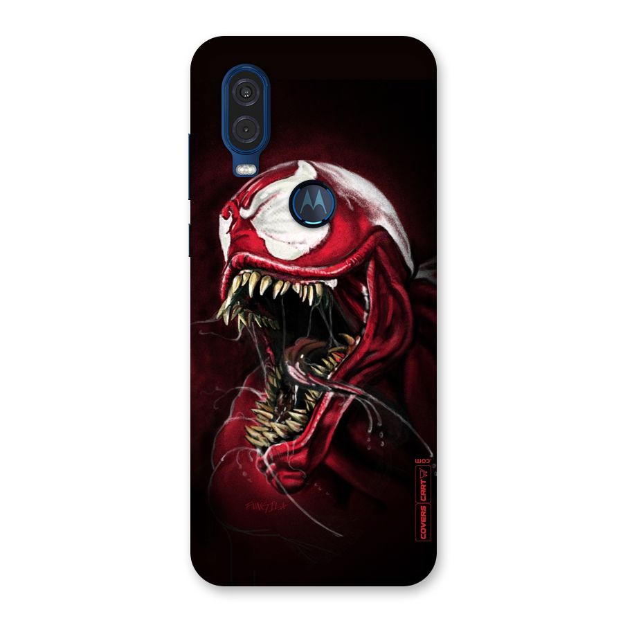 Red Venom Artwork Back Case for Motorola One Vision