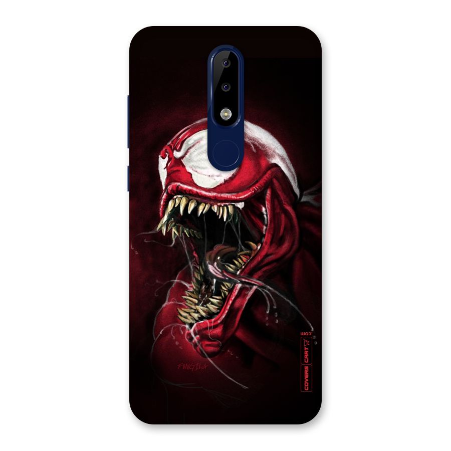 Red Venom Artwork Back Case for Nokia 5.1 Plus