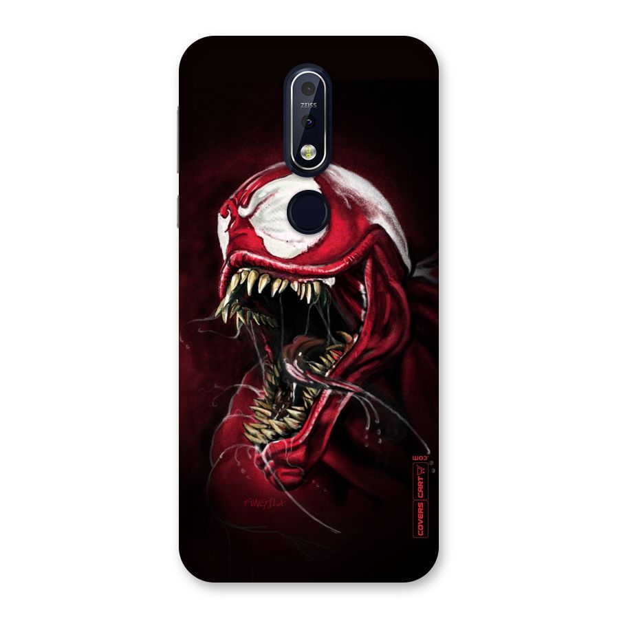 Red Venom Artwork Back Case for Nokia 7.1